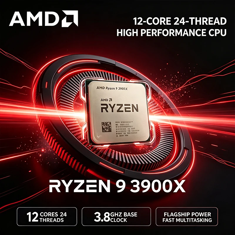Amd Cpu Ryzen 9 - โปรเซสเซอร์ AMD Ryzen 9 3900X 12