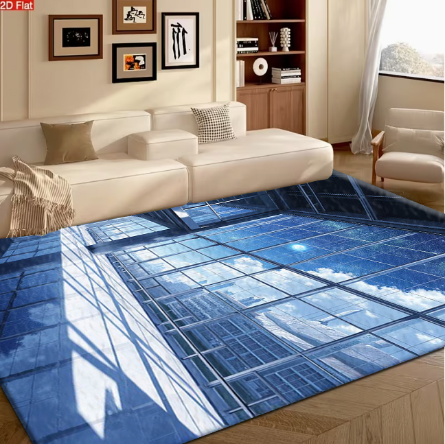 Office Tech Decor - พรมปูพื้นลายศิลปะที่ทันสมัยสำหรับตกแต่งสำนักงาน