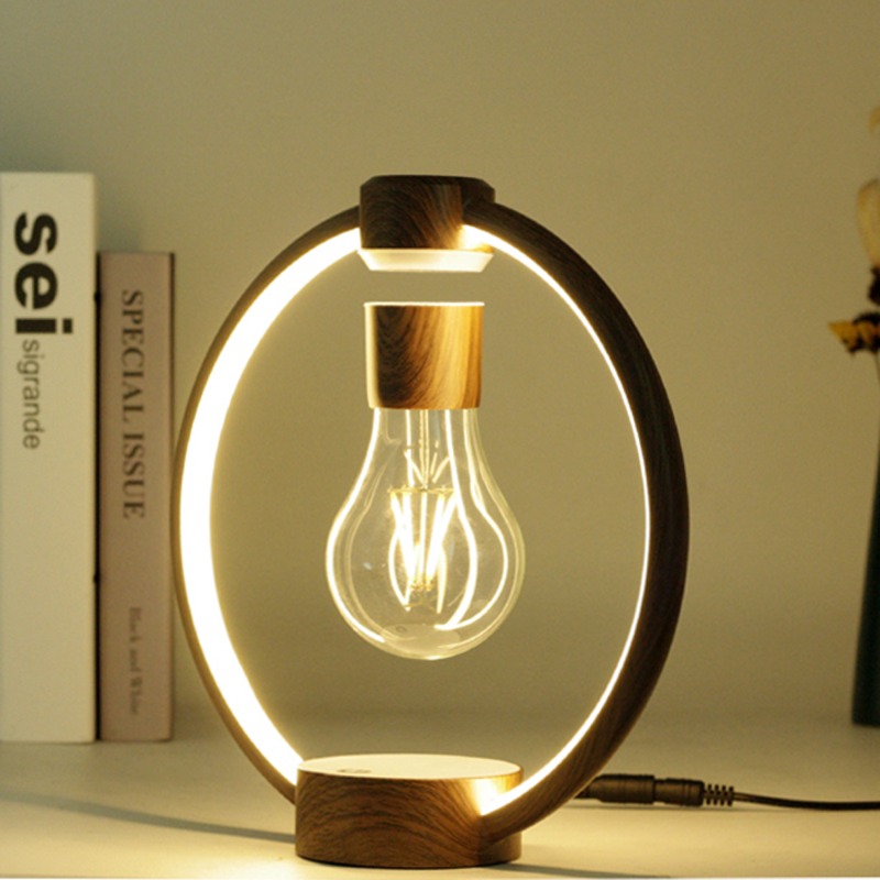 Office Tech Decor - โคมไฟตั้งโต๊ะหลอดไฟ LED ลอยได้ด้วยแม่เหล็ก ไฟกลางคืน ตกแต่งบ้าน ห้องนอน