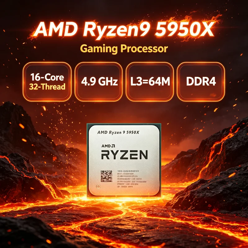 Amd Cpu Ryzen 9 - AMD Ryzen 9 5950X แต่ไม่มีชุดระบายความร้อน ความเร็ว