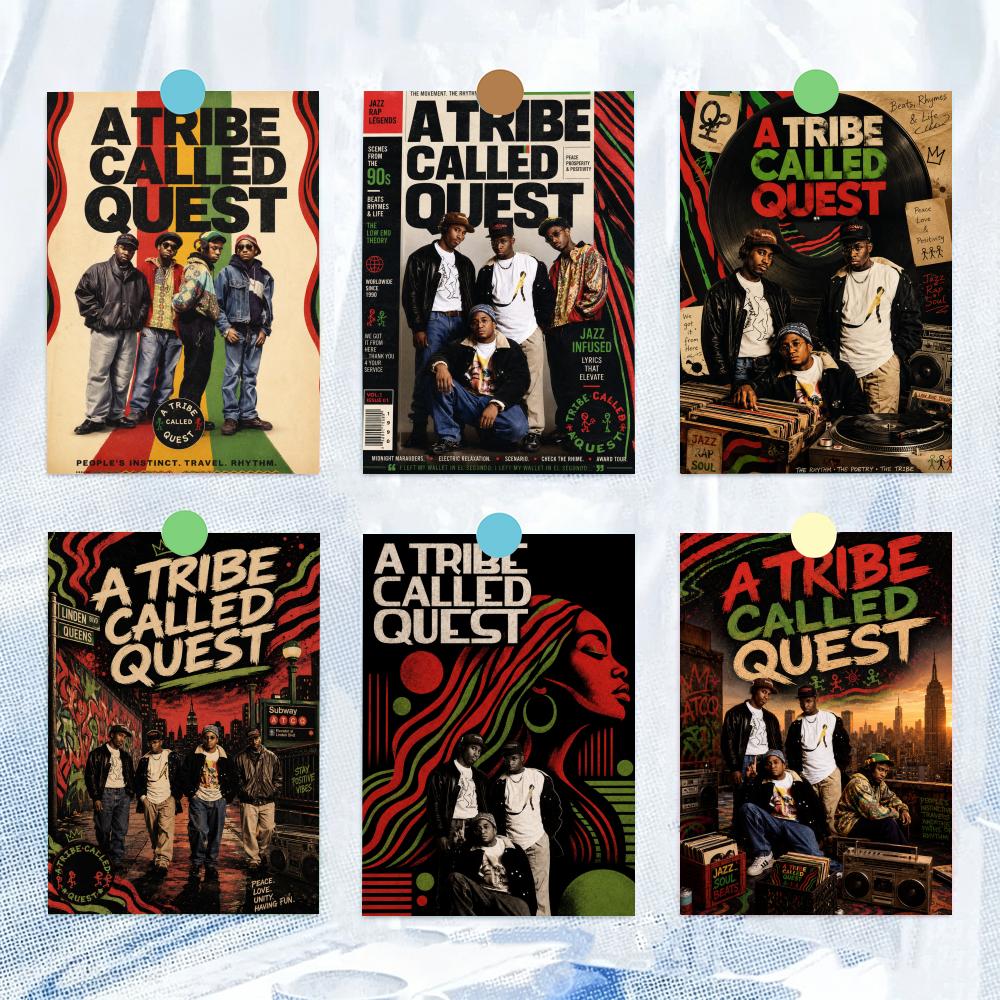 Office Quest - Band A-A T-Tribe C-Called Q-Quest โปสเตอร์ศิลปะติดผนังมีสไตล์สำหรับตกแต่งบ้าน