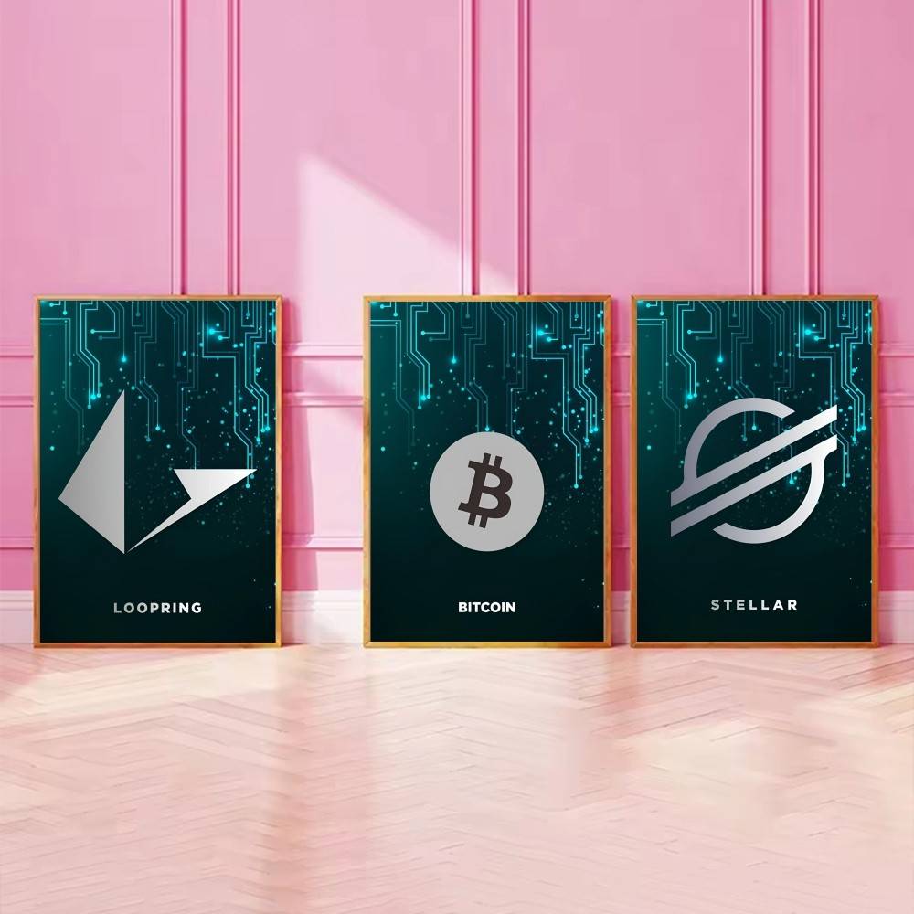 โปสเตอร์ลายวงจรเทคโนโลยี สัญลั - Office Tech Decor บทวิจารณ์และราคา