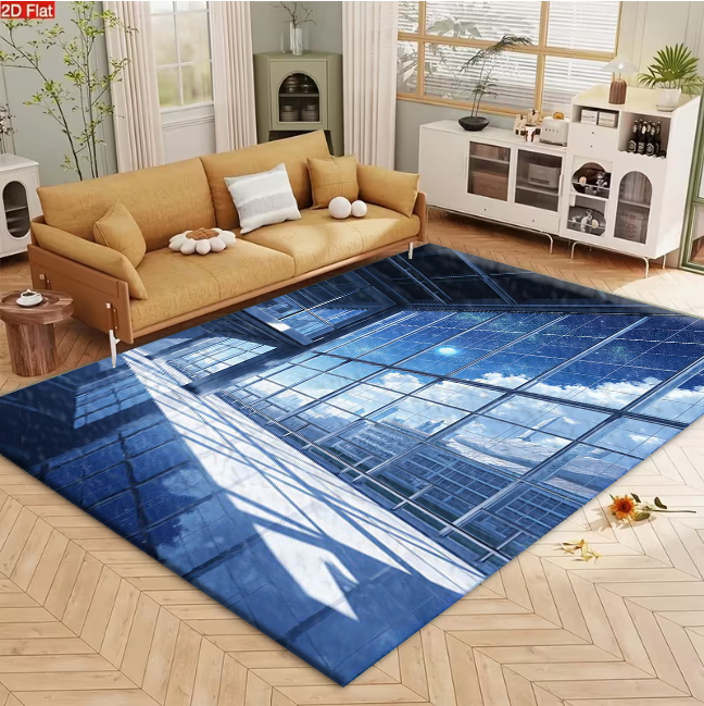 พรมปูพื้นลายศิลปะที่ทันสมัยสำห - Office Tech Decor บทวิจารณ์และราคา