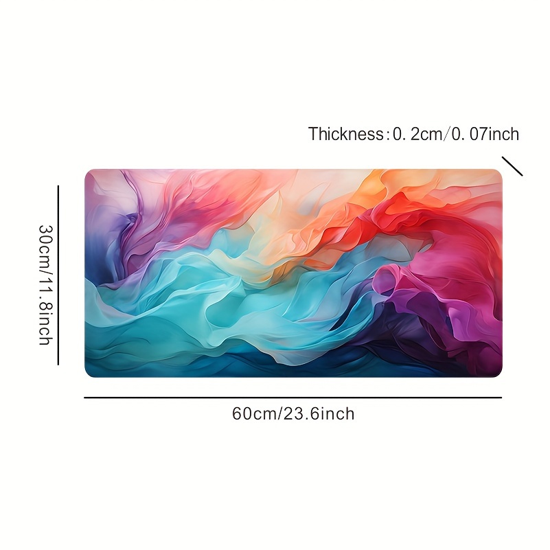 แผ่นรองเมาส์สีสันสดใสขนาดใหญ่  - Office Tech Decor บทวิจารณ์และราคา
