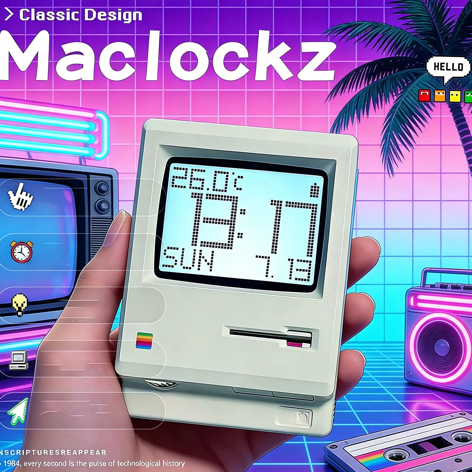 นาฬิกาปลุกสไตล์วินเทจ ย้อนยุค  - Office Tech Decor บทวิจารณ์และราคา