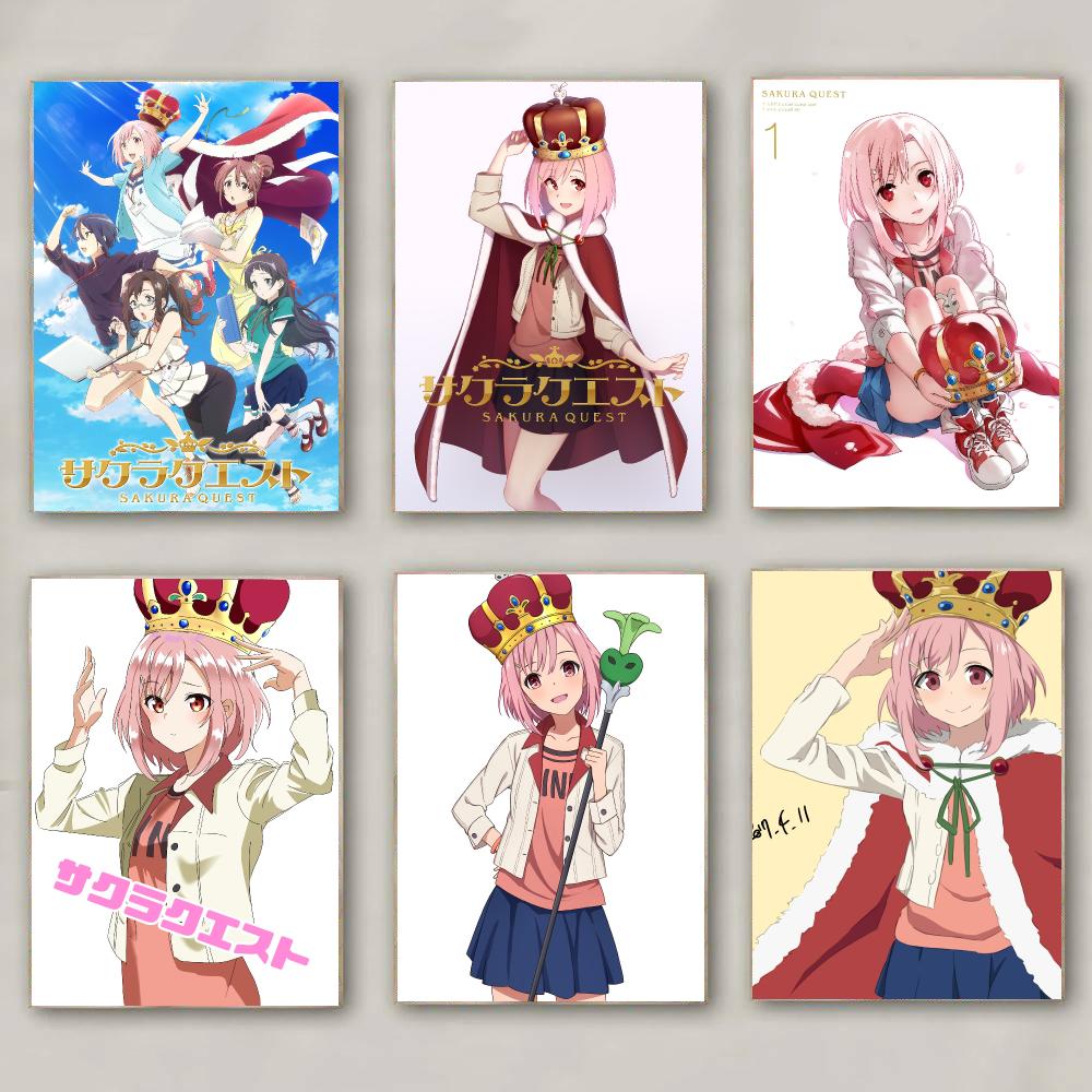 โปสเตอร์อนิเมะ S-Sakura Quest- - Office Quest บทวิจารณ์และราคา
