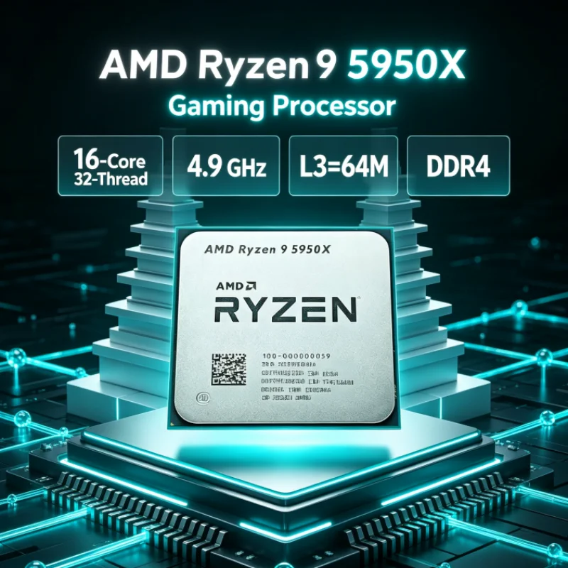 AMD Ryzen 9 5950X แต่ไม่มีชุดร - Amd Cpu Ryzen 9 บทวิจารณ์และราคา