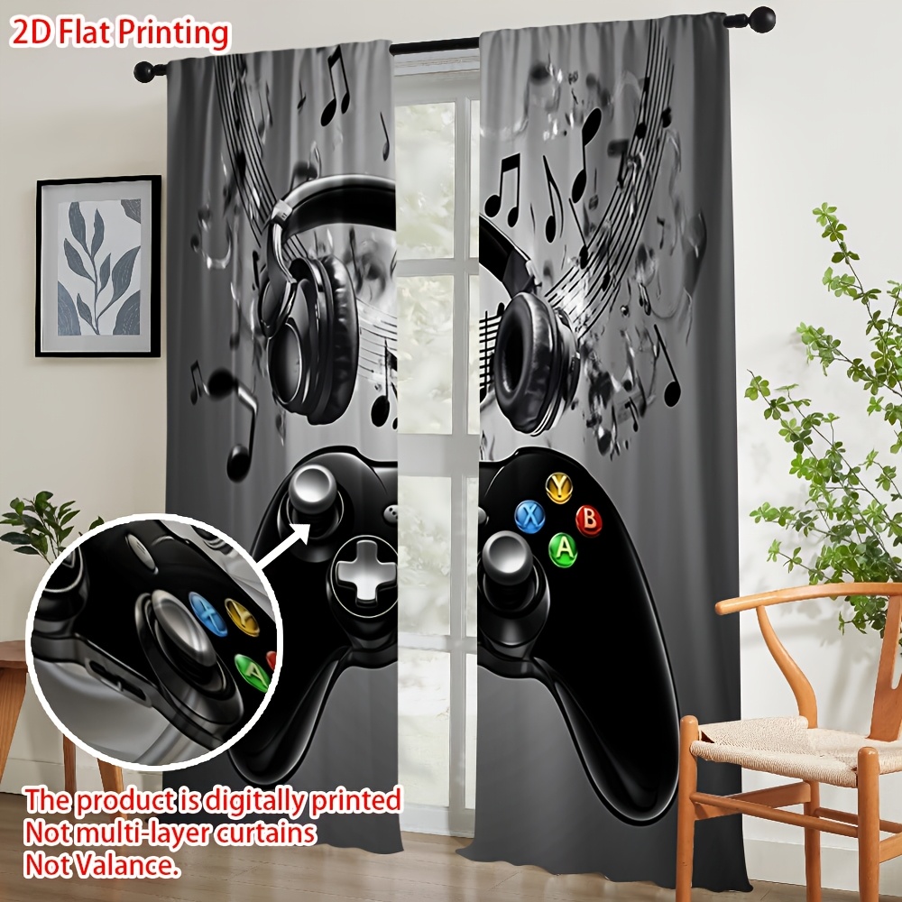 ผ้าม่านลายโน้ตดนตรีสำหรับคอนโท - Office Tech Decor บทวิจารณ์และราคา
